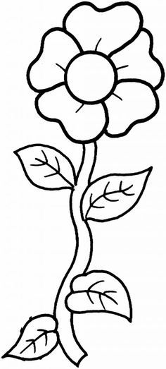 Free printable flower coloring pages for kids