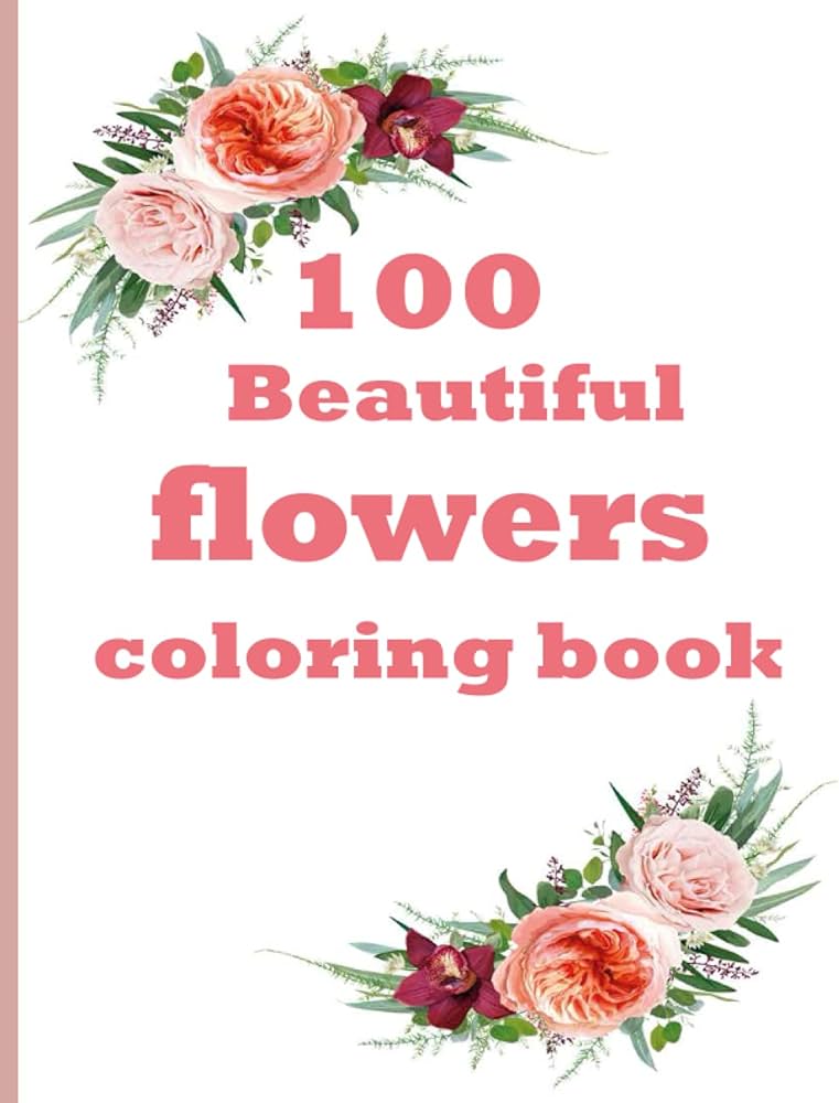 Beautiful flowers coloring book an adult coloring book featuring flowers vases bunches bouquets wreaths swirls patterns decorations relieving flower designs for relaxation romo tomas libros