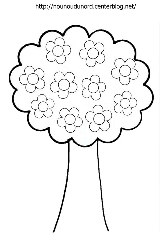 Flowers coloring page to print