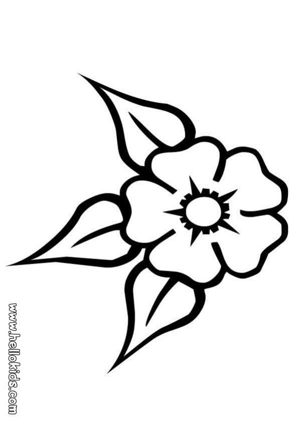 Flower coloring pages coloring pages printable flower coloring pages