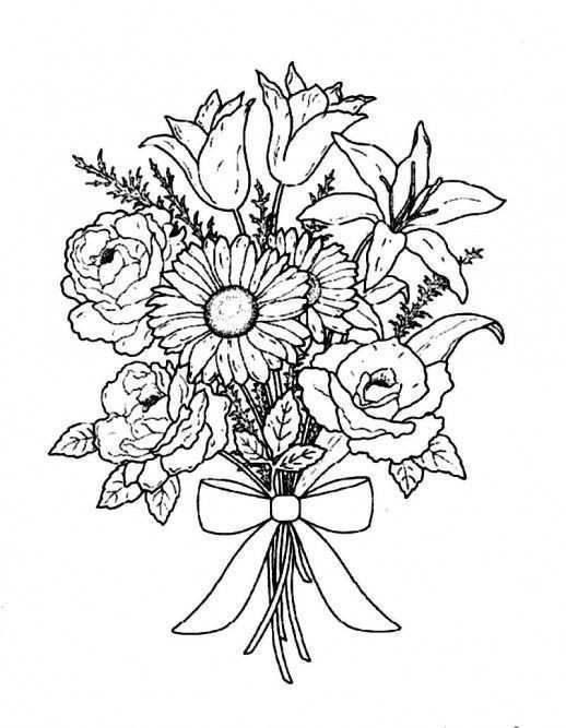 Flores para colorir â modelos lindos para imprimir e pintar flower coloring pages coloring pages embroidery patterns