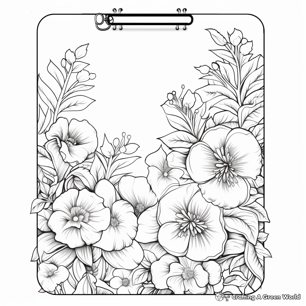 Binder cover coloring pages