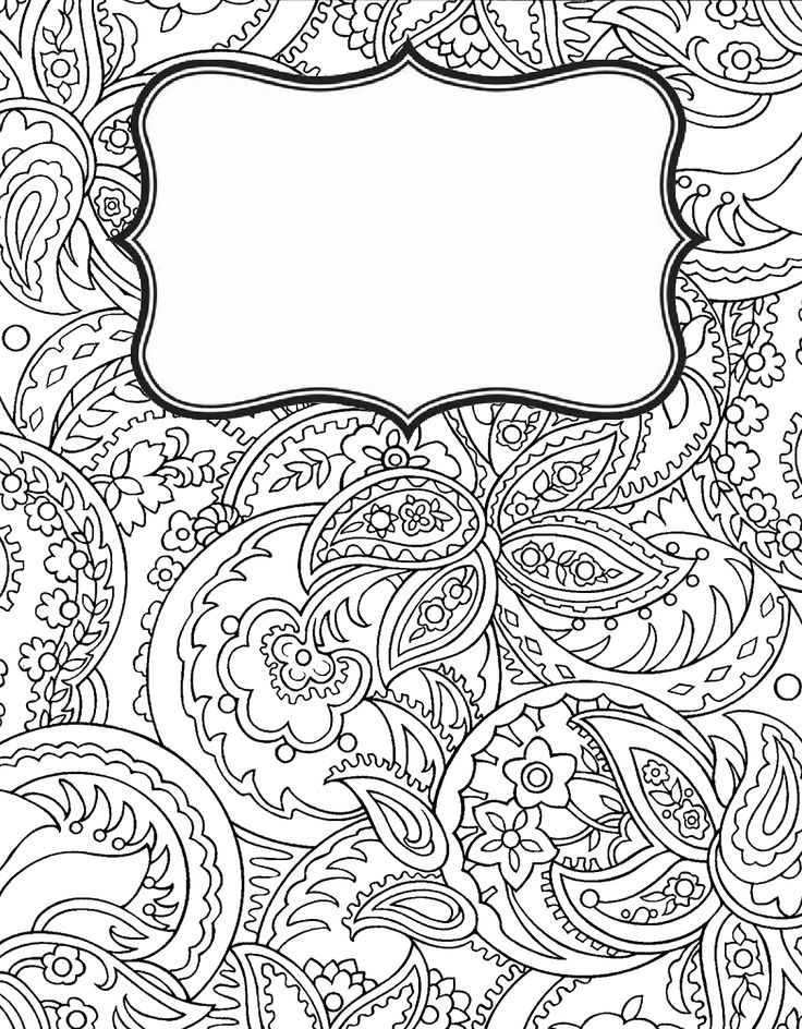 Risultati immagini per coloring page binder cover printable caratulas para carpetas plantillas de cubiertas de carpeta cubiertas para carpetas