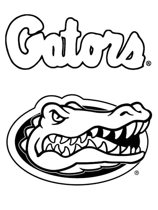 Florida gators coloring page its great to be a florida sketch coloring page florida gators logo gator logo florida gators