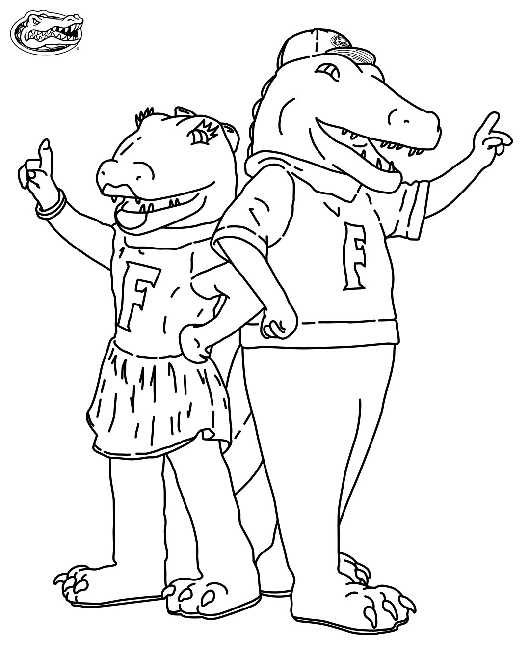 Florida gators on x weve got some coloring book pages for you reply and show us your skills gogators httpstcorynvtqwuu x