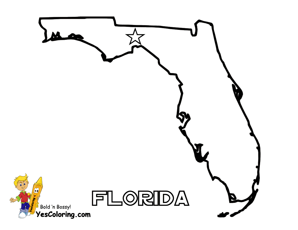 Floridastatemapatcoloring