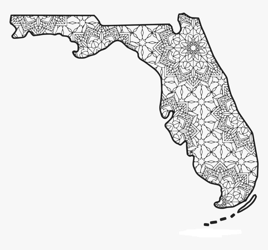 Florida coloring pages printable for free download