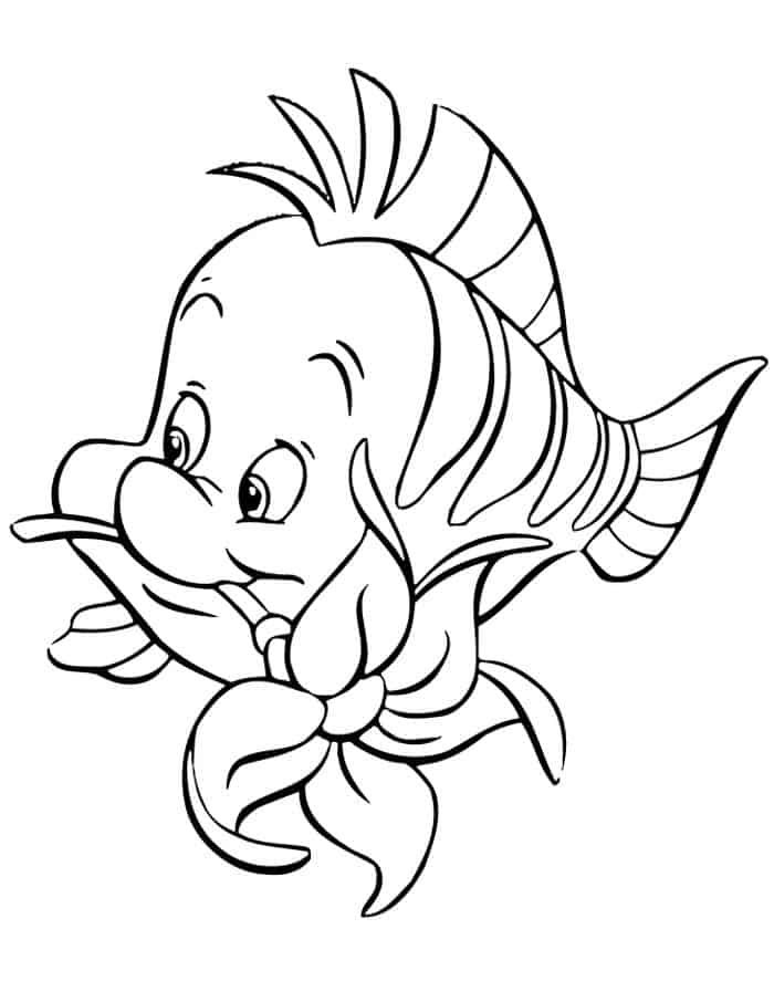 Little mermaid coloring pages pdf