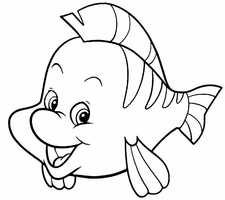 Free coloring page jul flounder