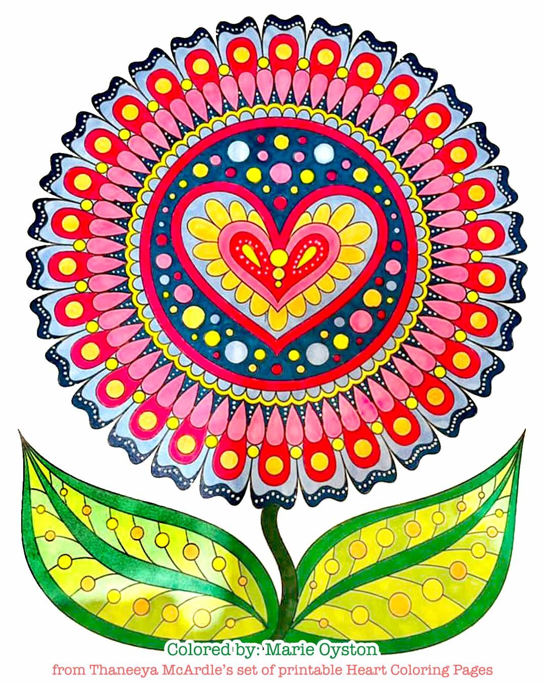 Heart coloring pages