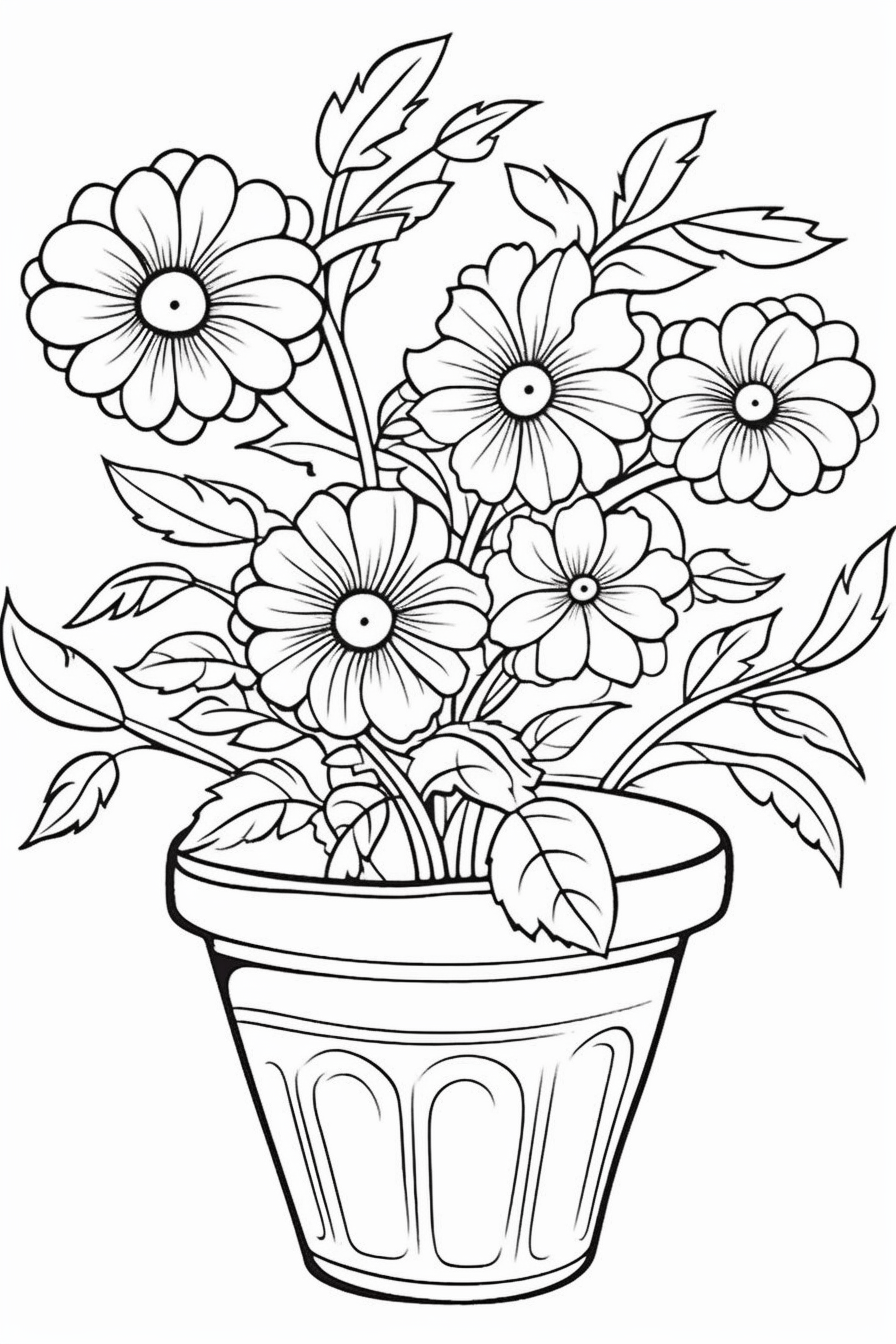 Ð exclusive giveaway free coloring pages from potted flower coloring book ðð rflowered