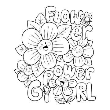 Flower power black and white images â browse photos vectors and video