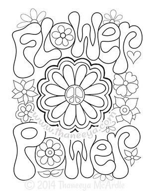 Peace and love coloring book by thaneeya mcardle flower coloring pages love coloring pages coloring pages