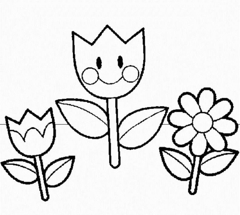 Flower Coloring Pages  Free, Printable Flower Coloring Sheets