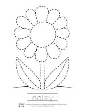 Spring tracing coloring pages