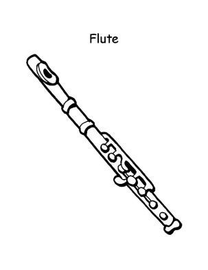 Best flute coloring pages your toddler will love flute flute drawing coloring pages