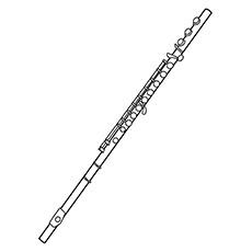 Best flute coloring pages your toddler will love