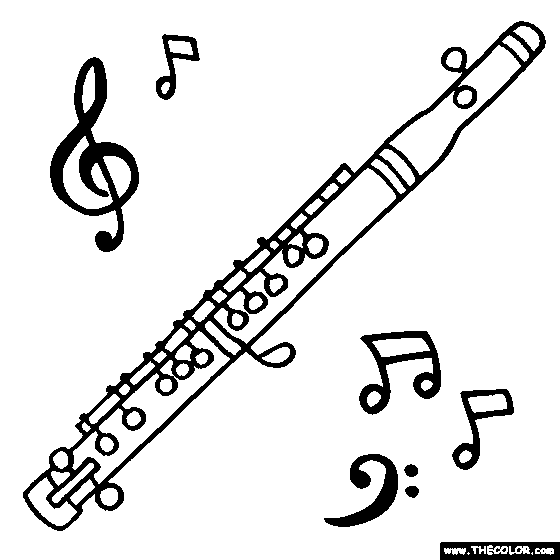 Usical instruents coloring pages