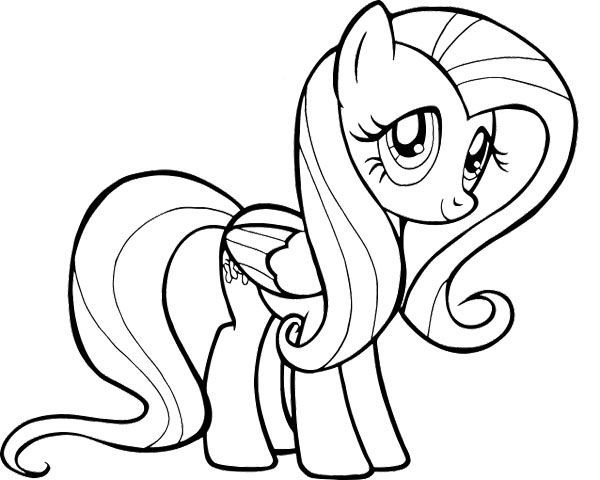 My little pony fluttershy coloring pages my little pony coloring coloring pages my little pony drawing