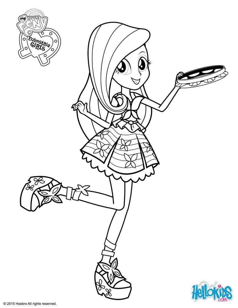 Fluttershy coloring pages