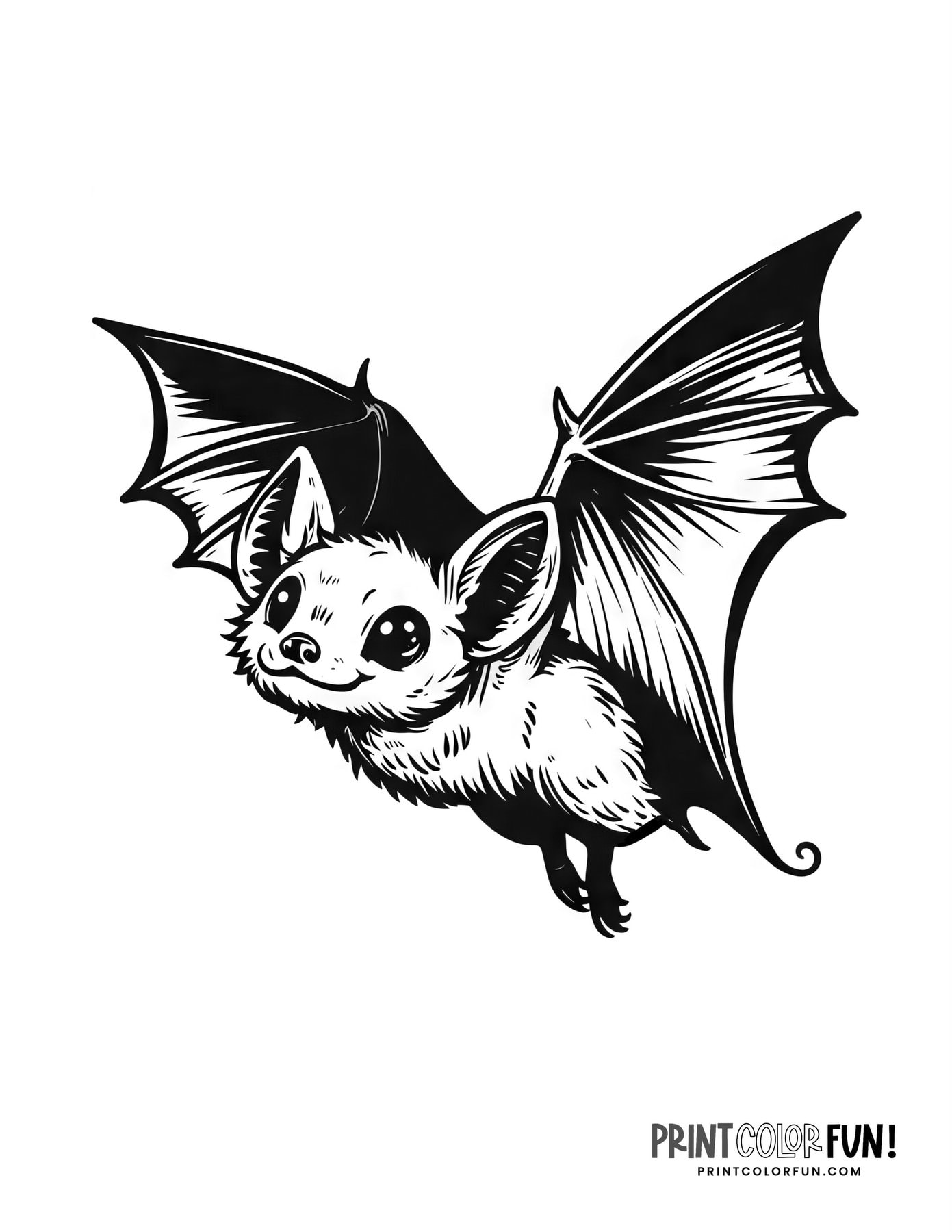 Bat coloring pages crafts more for halloween learning fun at