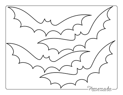 Free printable bat templates for halloween crafts