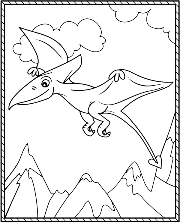 Printable dinosaur coloring pages sheets