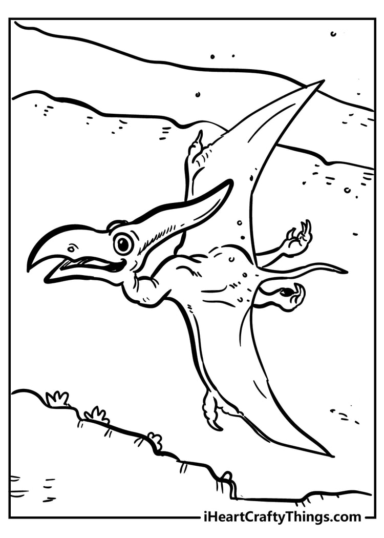 Dinosaur coloring pages