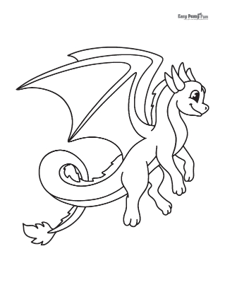 Dragon coloring pages