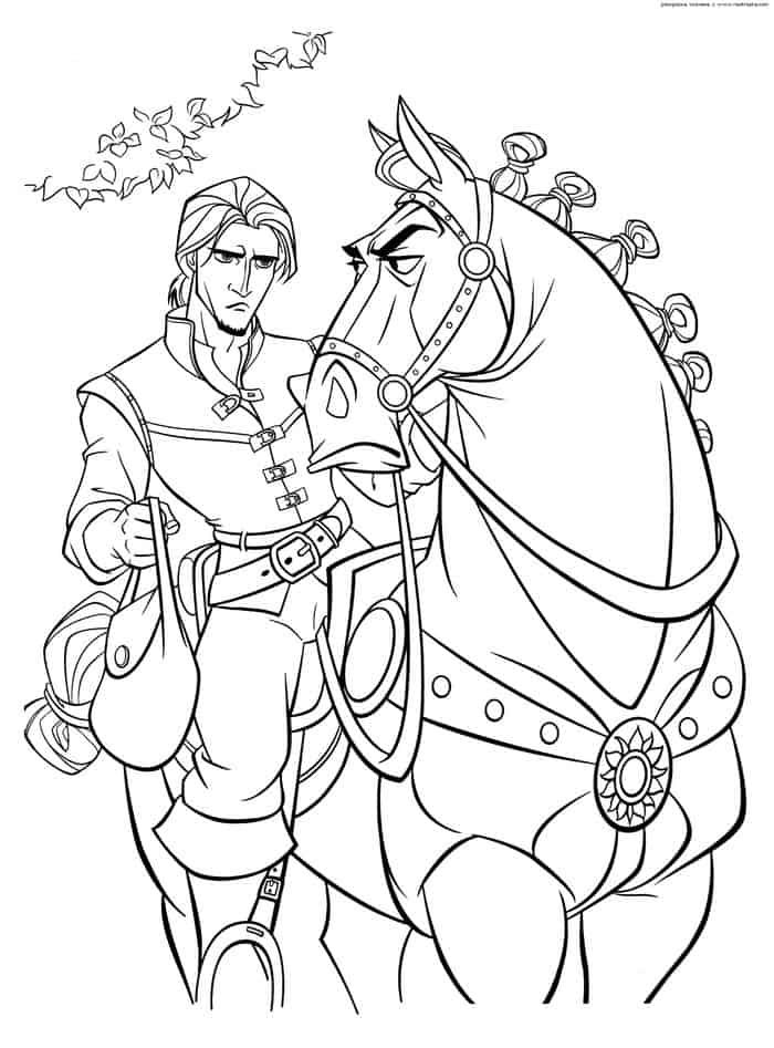 Flynn rider tangled coloring pages rapunzel dibujo dibujos dibujos fãciles de disney