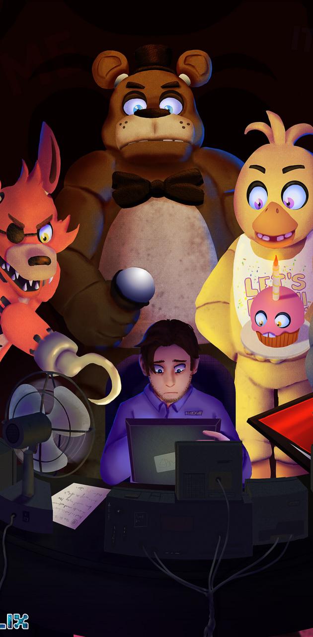 Backstage fnaf one wallpaper by Fresh_PiggyPie - Download on ZEDGE™