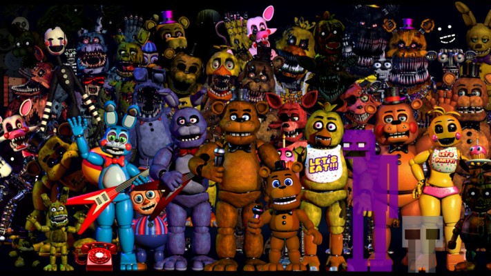 Backstage fnaf one wallpaper by Fresh_PiggyPie - Download on ZEDGE™