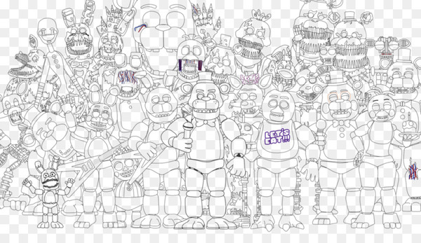 Free five nights at freddys sister location drawing five nights at freddys coloring book