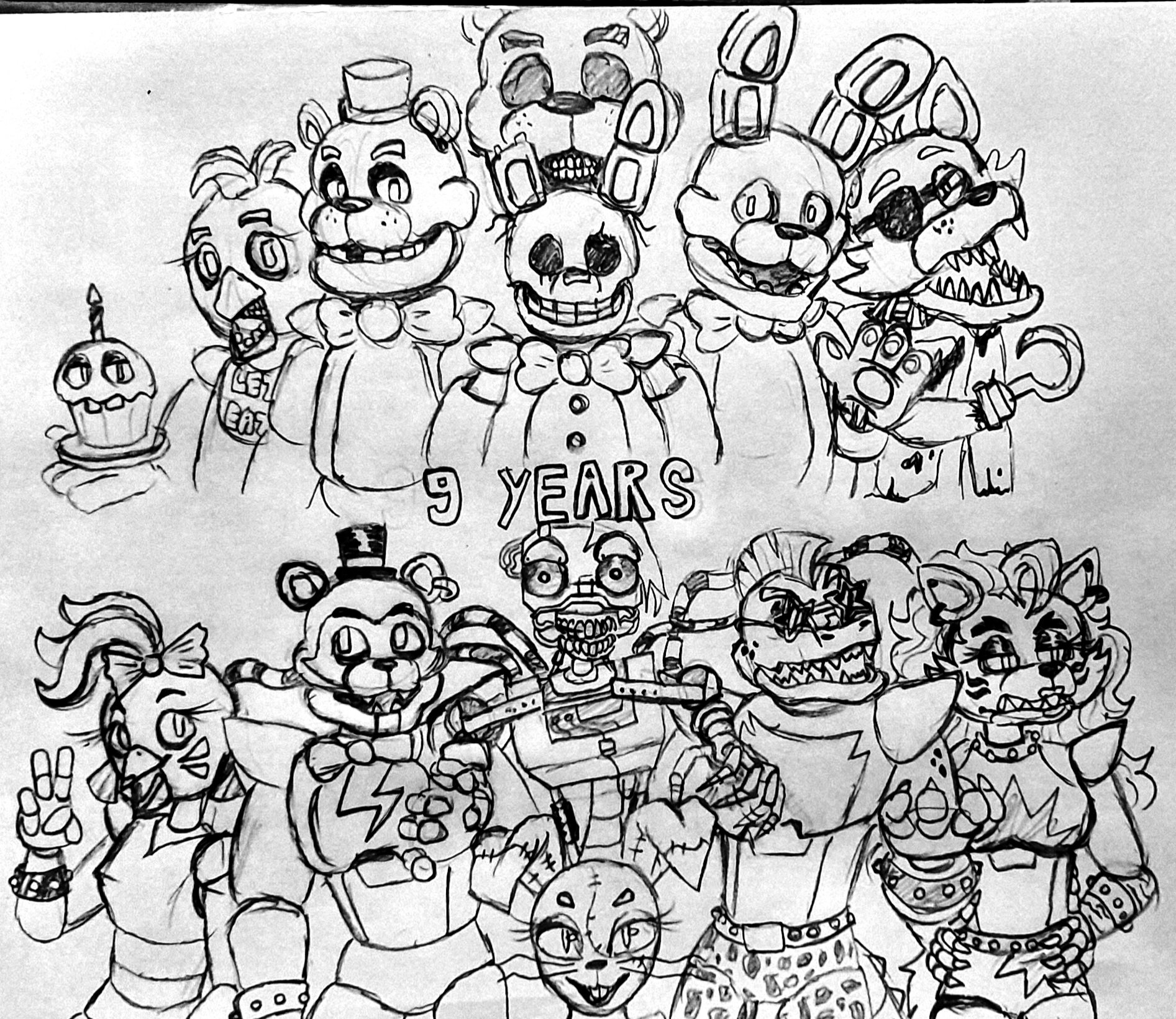 Daveon on x happy th birthday to five nights at freddys âïðð fivenightsatfreddys fnaf fnafsecuritybreach fnaffanart fnafsecuritybreachruin fnafsb fnafanniversary fnafart httpstcogqujixpdjs x