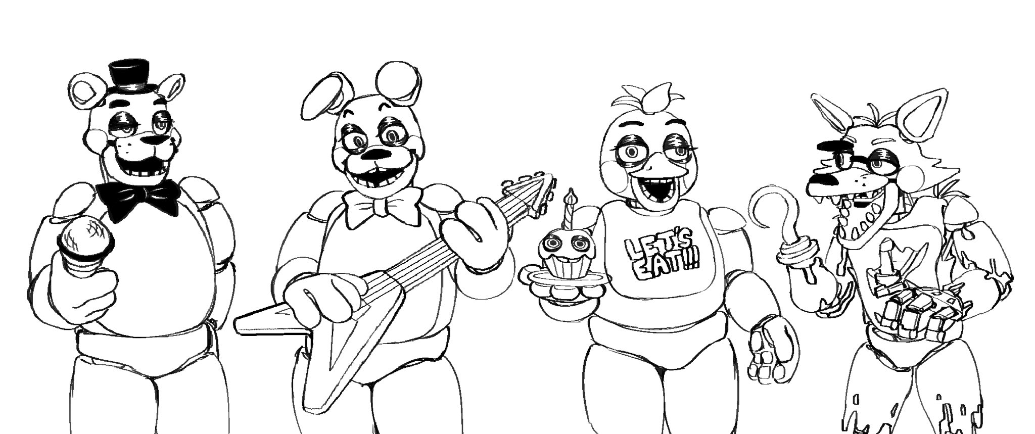 Pocket on x hey its those guys wip fnaf fnaffanart httpstcozaksdkpd x