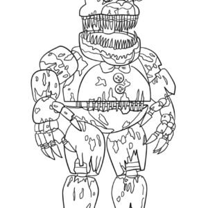 Five nights at freddys fnaf coloring pages printable for free download