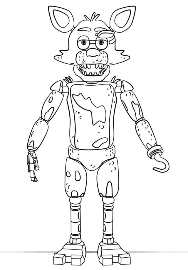 Inspired picture of five nights at freddys coloring pages