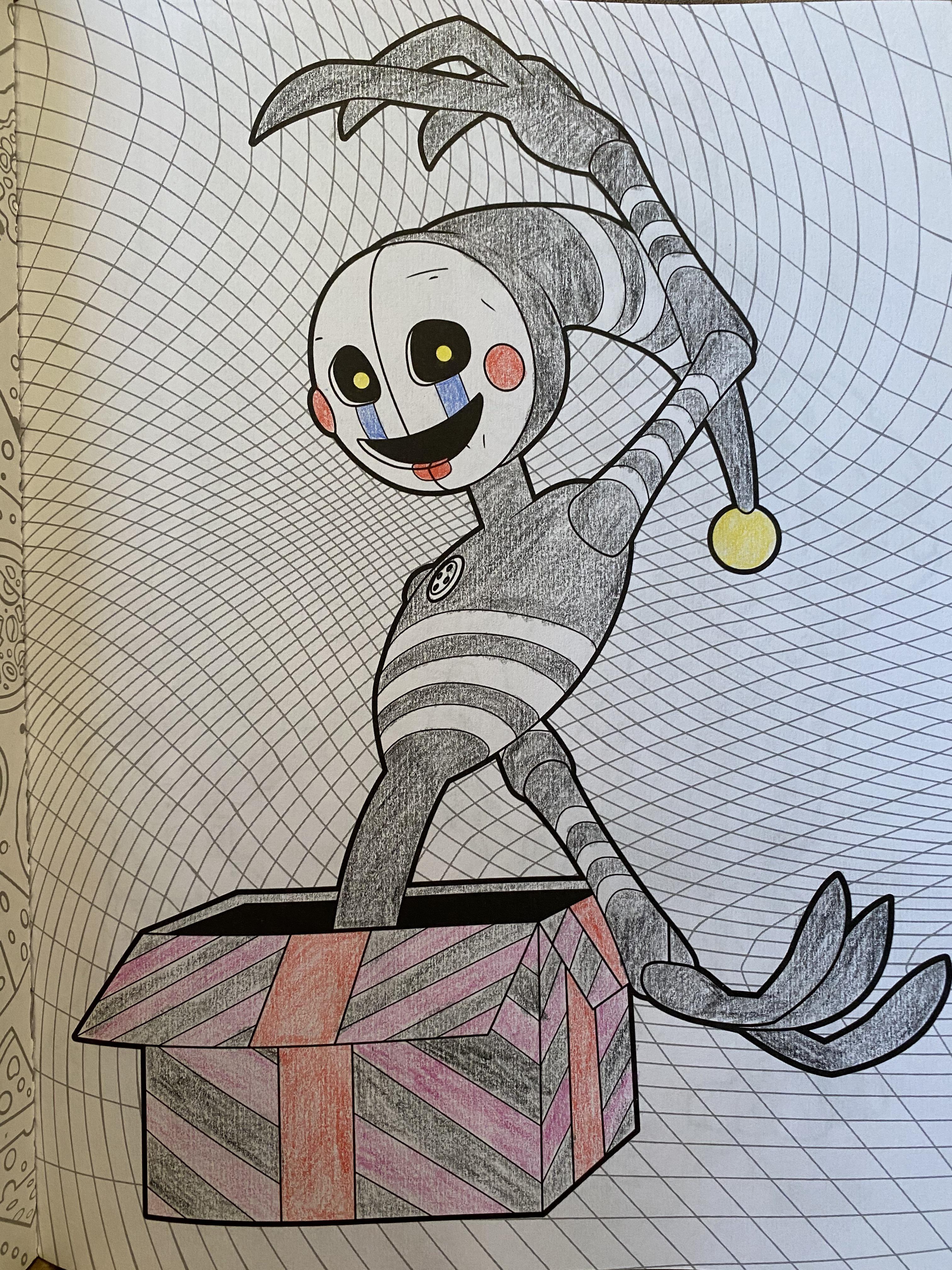 Im loving the new fnaf coloring book rfivenightsatfreddys