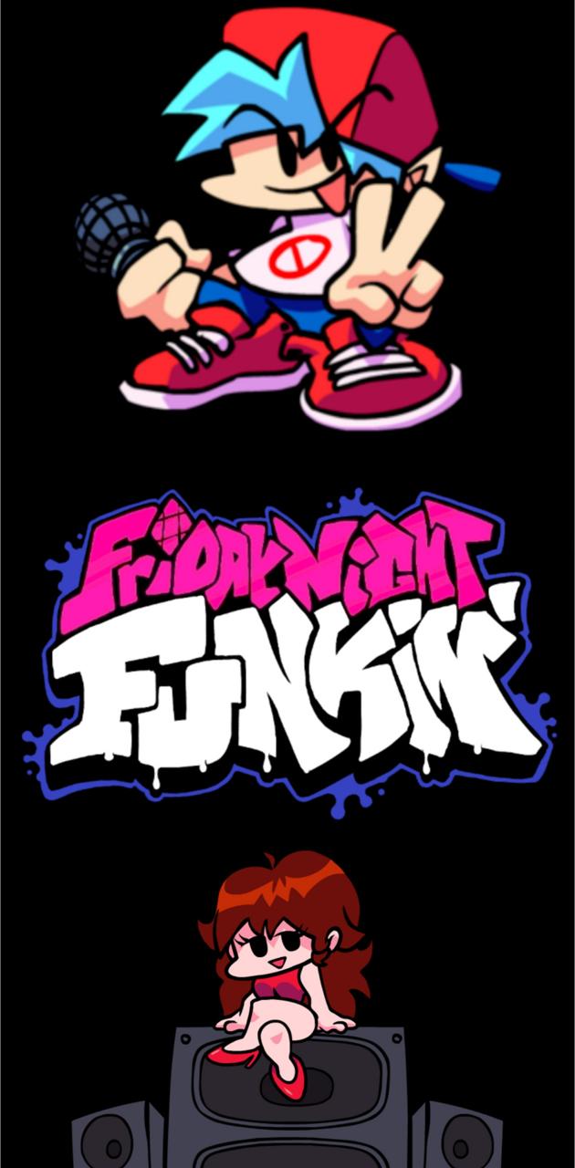 Fnf logo bf and gf wallpaper by wojtekyt