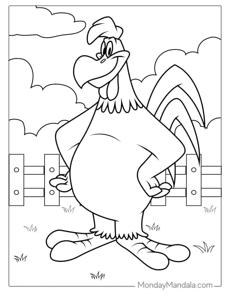 Looney tunes coloring pages free pdf printables