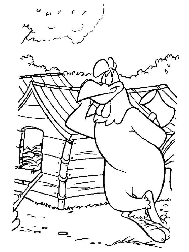 Foghorn leghorn coloring pages