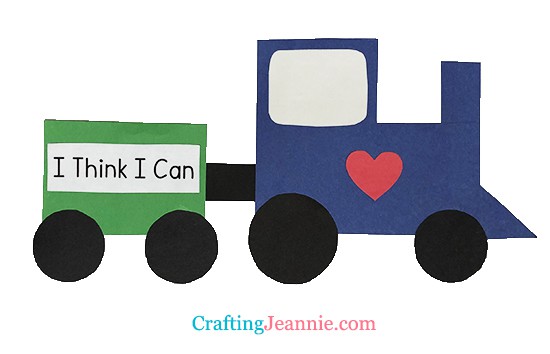 Train craft free template