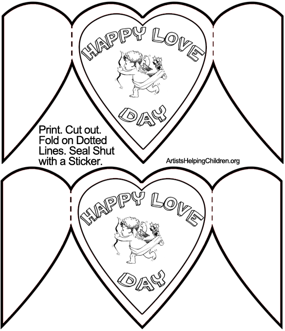 How to make cupid valentines day cards