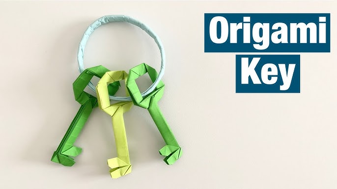 Origami skeleton key