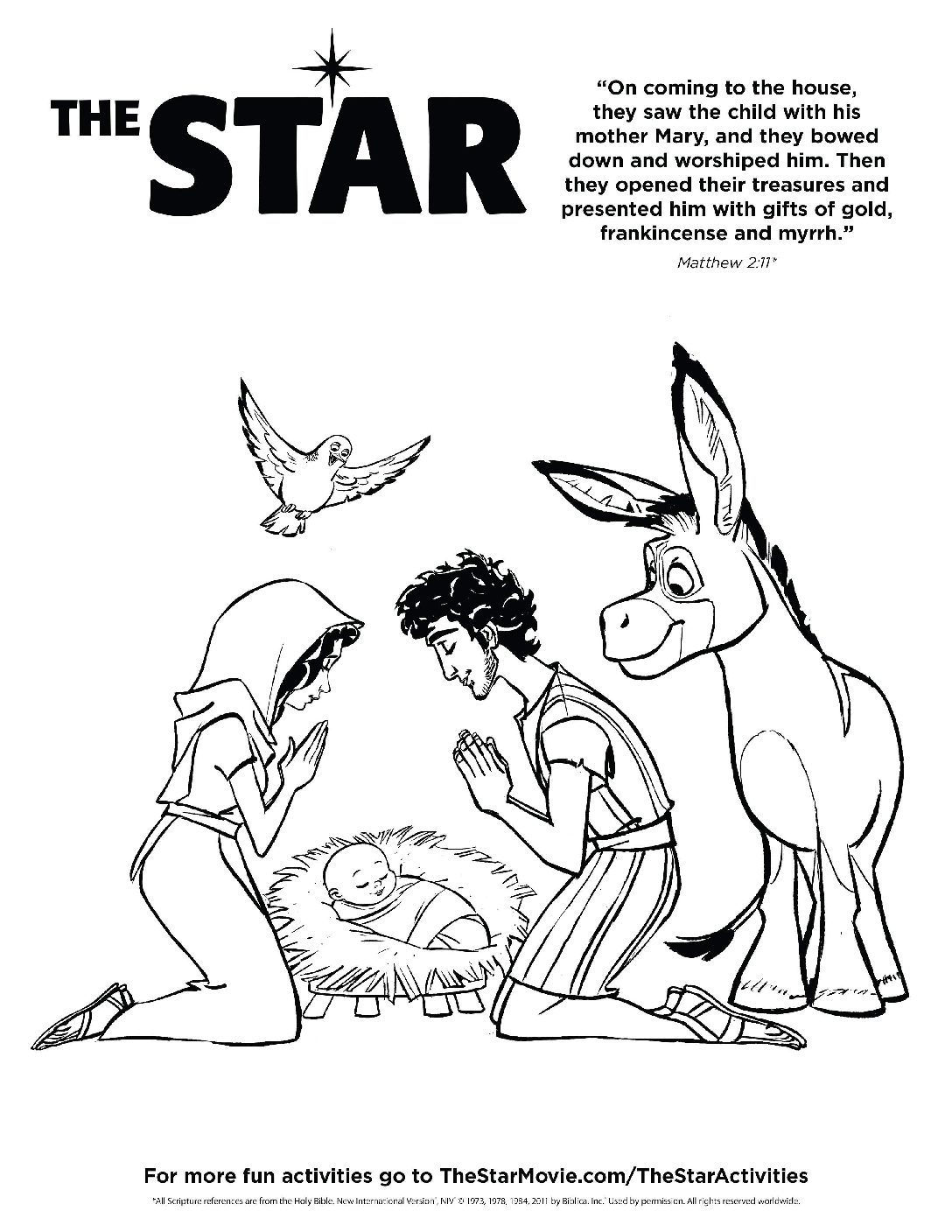 The star coloring pages