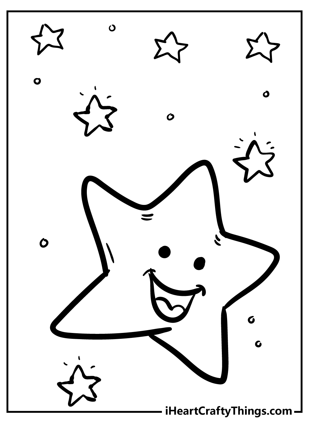 Star coloring pages free printables