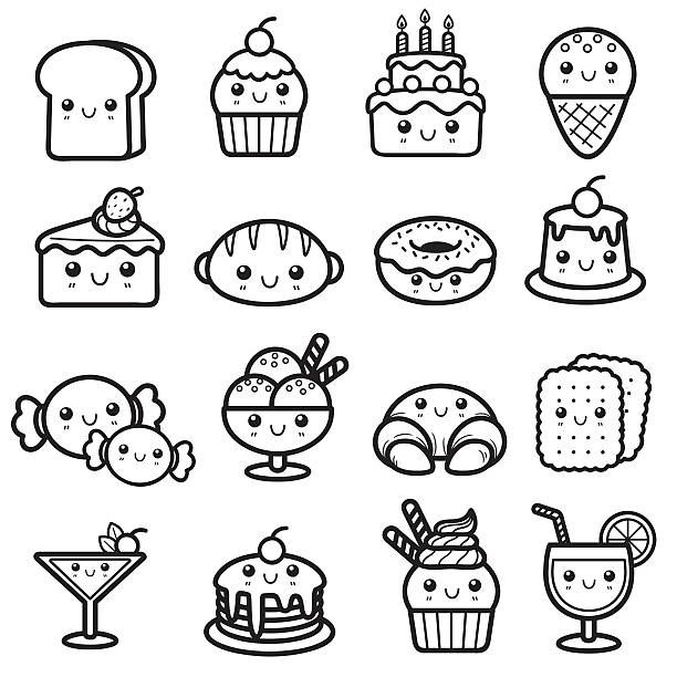 Vector illustration of dessert