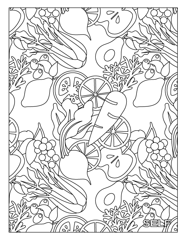 Adult coloring book to help relieve stress