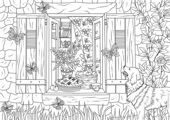 Fort food printable adult coloring page from favoreads coloring book pages for adults and kids coloring sheets coloring designs