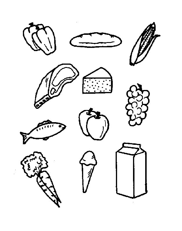 Free printable food coloring pages for kids coloring pages for kids food coloring pages group meals